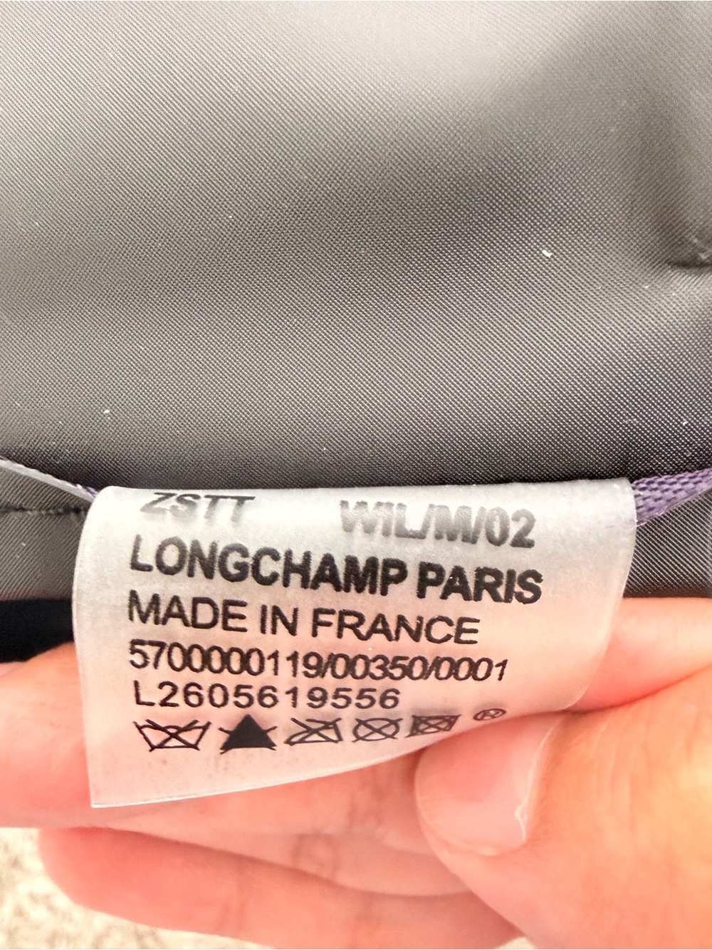 NWT | Le Pliage Original Medium Tote Bag | Navy - Picture 7 of 11